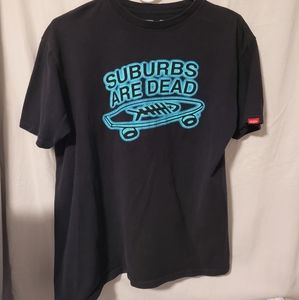 Retro Vans Suburbs are Dead T-Shirt - Med.